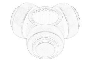 Przegub trójpalczasty półosi 7702195