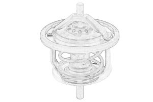 Termostat środka chłodzącego ISU8973007903