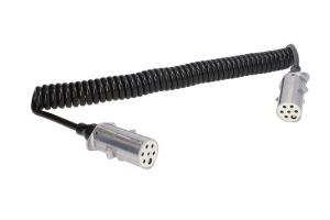 Przewód elektryczny spiralny EC-S07-ALU-4.5M