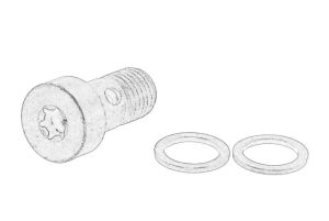 Śruba przewodu olejowego (drążona) 93186331