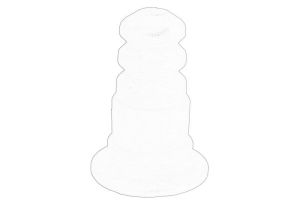 Odbój gumowy, resorowanie 5166A2