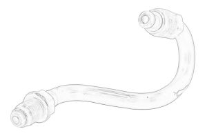 Przewód hamulcowy metalowy 3C0 611 764A