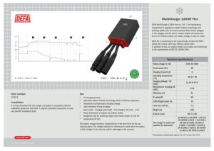 Prostownik do akumulatorów DEFA450015