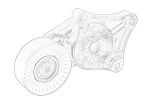 Rolka napinacza paska wieloklinowego 55274034