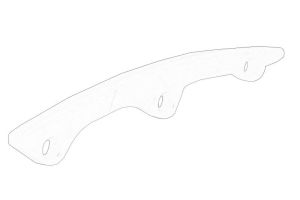 Szyna ślizgowa łańcucha rozrządu R2AA-12-614A