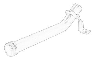 Przewód metalowy układu chłodzenia 55245748