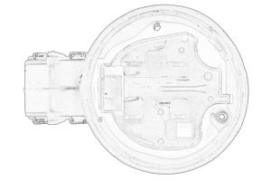 Klapka wlewu paliwa 78 12 033 54R