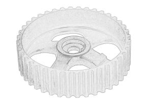 Koło zębate wałka rozrządu 77 00 111 951