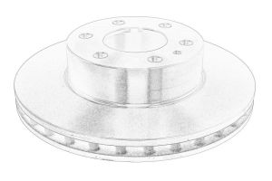 Tarcza hamulcowa 504121605