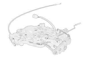 Zamek drzwi 2K5 843 654C