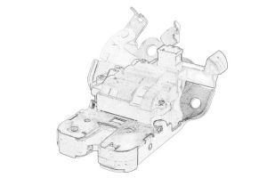 Zamek tylnej pokrywy 8R0 827 505A