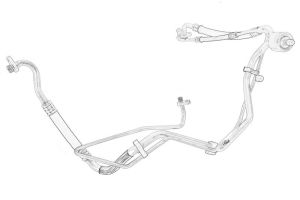 Przewód zmiennego ciśnienia klimatyzacji 9831991080