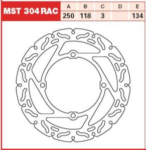 Tarcza hamulcowa MST304RAC