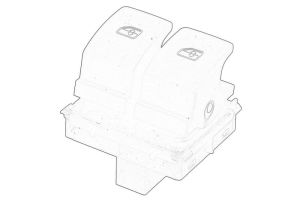 Przełącznik podnośnika szyby 5G0 959 858FWHS