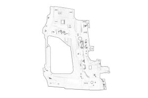 Podparcie, mocowanie błotnika JC4617H070AHN