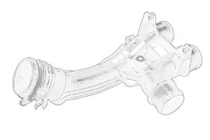 Przewód powietrza doładowujacego 9804177580