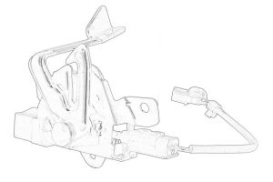 Zamek pokrywy silnika 81130C8010