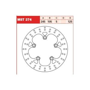 Tarcza hamulcowa MST374