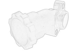 Przewód, króciec wlewu oleju 4134C072