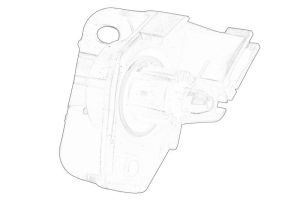 Uchwyt otwierania pokrywy komory silnika 4F1 823 633B