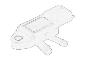 Czujnik ciśnienia spalin 5801600484