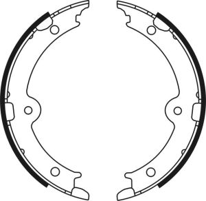 Szczęki hamulca postojowego kpl. C02087ABE