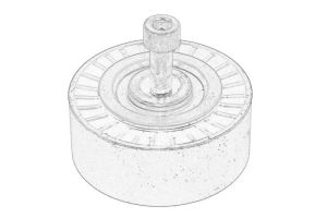 Rolka zwrotna paska wieloklinowego 51882514