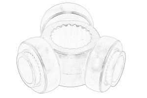 Przegub trójpalczasty półosi 46307825