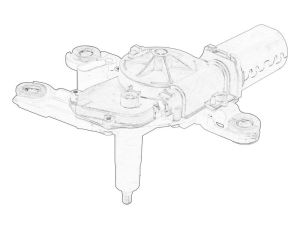 Silnik wycieraczek 5F4 955 711A