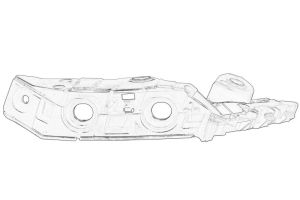 Mocowanie zderzaka 2GM 807 050B