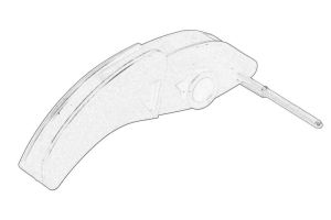 Szyna prowadząca łańcucha napędu pompy oleju 9675827980