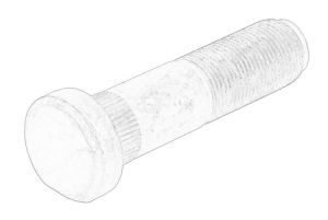 Śruba układu wydechowego 7186686