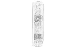 Lampa tylna 69500590