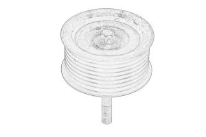 Rolka napinacza paska wieloklinowego 629 200 02 70