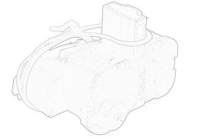 Silnik klapki wlewu paliwa 8K0 862 153J