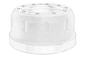 Bęben hamulcowy 658 421 00 01