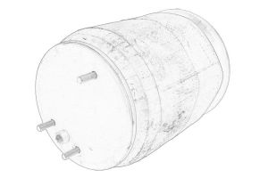 Miech zawieszenia pneumatycznego GC465580GCN