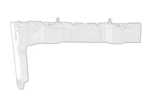 Mocowanie zderzaka 4E0 807 283B