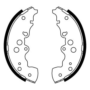 Szczęki hamulcowe kpl. C08023ABE