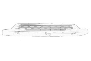 Elementy zderzaka 9805220480