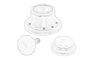 Zestaw łożyska koła 2N0 598 611A