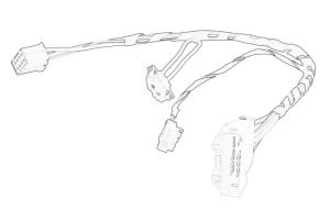 Wiązka przewodów, włącznik dmuchawy wnętrza 77 01 059 143