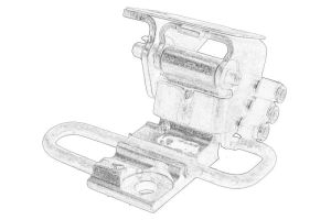 Zawias drzwi 4B0 831 411B