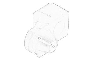 Spinka podpory pokrywy silnika 77 03 179 010