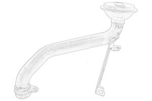 Rurka ssąca pompy olejowej 5802701497