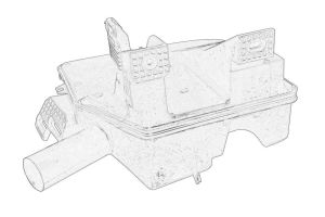 Zbiorniczek płynu spryskiwacza 39155356