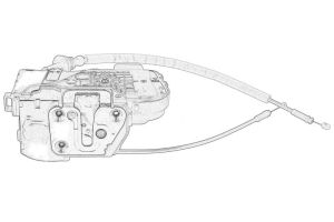 Zamek drzwi 813201P020