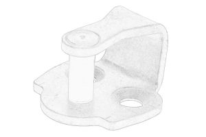 Prowadnica przycisku ryglującego 46747437