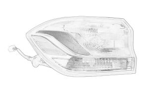 Lampa zespolonych świateł tylnych 92401G4000