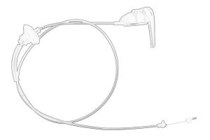 Linka pokrywy silnika 9674798380